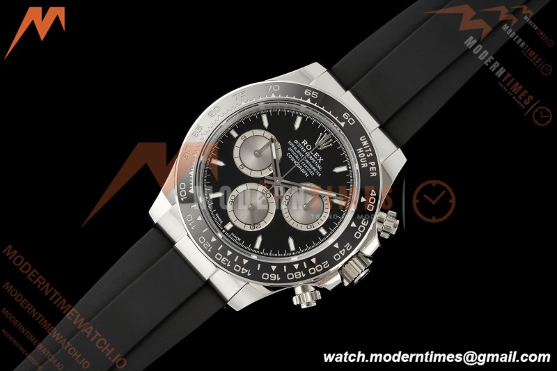 Rolex - Daytona 126519LN 40mm Gain Weight CER/SS/RU BLK/GRY/STK Clean Plus DD4131 | 롤렉스 데이토나 126519LN 40mm, 무게 증가 버전, 세라믹/스테인리스 스틸/러버 소재, 블랙/그레이 다이얼, 스틸 브레이슬릿, 클린 팩토리 제작, DD4131 무브먼트 탑재