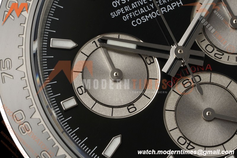 Rolex - Daytona 126519LN 40mm Gain Weight CER/SS/RU BLK/GRY/STK Clean Plus DD4131 | 롤렉스 데이토나 126519LN 40mm, 무게 증가 버전, 세라믹/스테인리스 스틸/러버 소재, 블랙/그레이 다이얼, 스틸 브레이슬릿, 클린 팩토리 제작, DD4131 무브먼트 탑재
