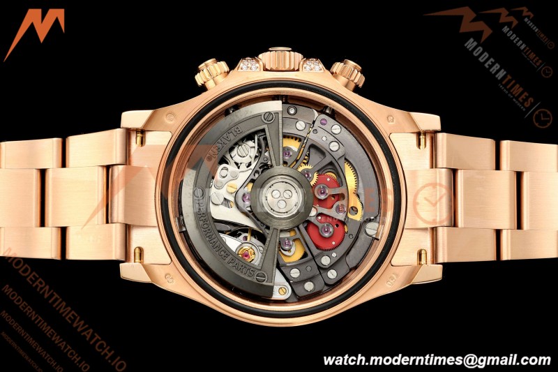 Rolex - Daytona Rainbow Blaken 116595 RBOW 40mm RG/RG Diamond Skeleton Sonic DD4130