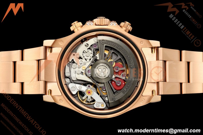Rolex - Daytona Rainbow Blaken 116595 RBOW 40mm RG/RG Diamond Skeleton Sonic DD4130