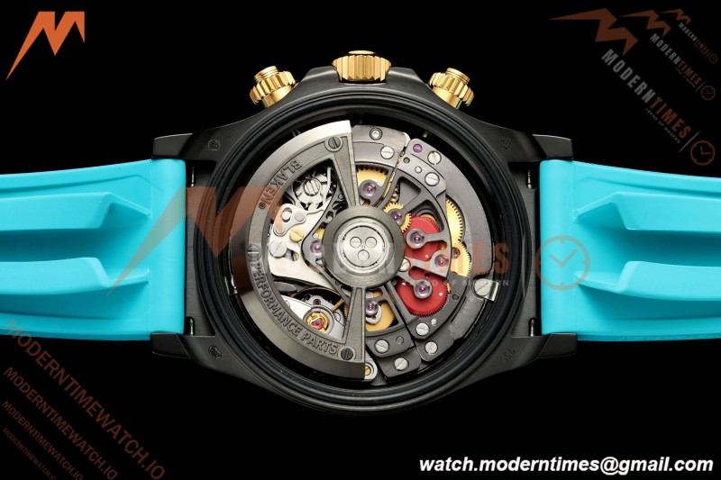 Rolex - Daytona Blaken 40mm Black PVD/RU Tiffany Blue Skeleton Sonic DD4130