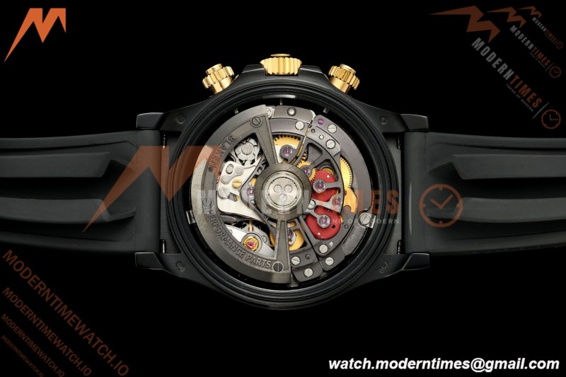 Rolex - Daytona Blaken 40mm Black PVD/RU Cronus Art Gold Skeleton Sonic DD4130 | 롤렉스 데이토나 블레이크 40mm 블랙 PVD/RU 크로너스 아트 골드 스켈레톤 소닉 DD4130