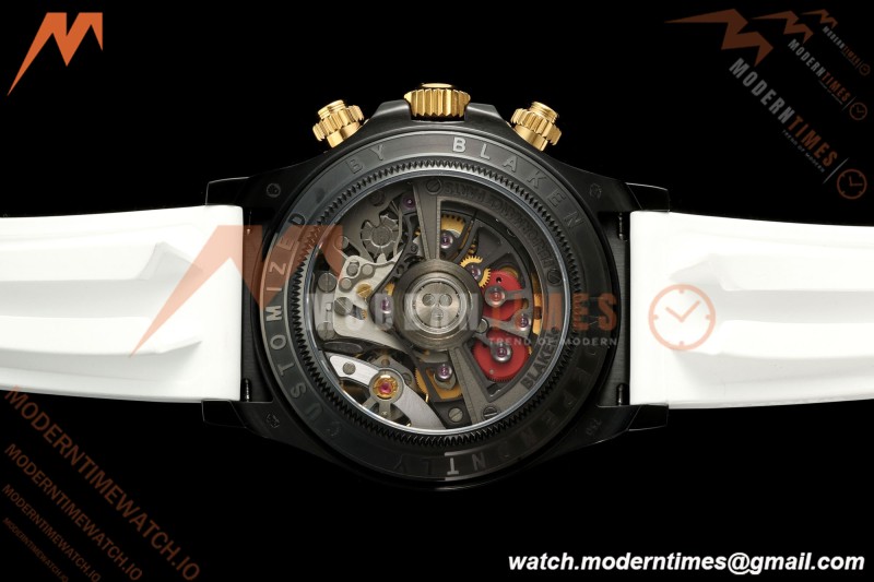 Rolex - Daytona Blaken 40mm NTPT PVD/RU White Skeleton Sonic DD4130