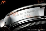 Rolex - Daytona 126506 40mm Gain Weight Brn CER/SS I-Blu/Dia UFO UF4131 Free Sprung | 롤렉스 데이토나 126506 40mm, 브라운 세라믹/스테인리스 스틸, 아이스 블루 다이얼/다이아몬드, UFO UF4131 무브먼트, 프리 스프링 밸런스 휠