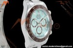 Rolex - Daytona 126506 40mm Gain Weight Brn CER/SS I-Blu/Dia UFO UF4131 Free Sprung | 롤렉스 데이토나 126506 40mm, 브라운 세라믹/스테인리스 스틸, 아이스 블루 다이얼/다이아몬드, UFO UF4131 무브먼트, 프리 스프링 밸런스 휠
