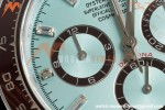Rolex - Daytona 126506 40mm Gain Weight Brn CER/SS I-Blu/Dia UFO UF4131 Free Sprung | 롤렉스 데이토나 126506 40mm, 브라운 세라믹/스테인리스 스틸, 아이스 블루 다이얼/다이아몬드, UFO UF4131 무브먼트, 프리 스프링 밸런스 휠