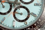 Rolex - Daytona 126506 40mm Gain Weight Brn CER/SS I-Blu/Dia UFO UF4131 Free Sprung | 롤렉스 데이토나 126506 40mm, 브라운 세라믹/스테인리스 스틸, 아이스 블루 다이얼/다이아몬드, UFO UF4131 무브먼트, 프리 스프링 밸런스 휠