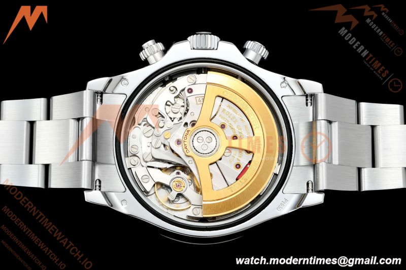 Rolex - Daytona 126506 40mm Gain Weight Brn CER/SS I-Blu/Dia UFO UF4131 Free Sprung | 롤렉스 데이토나 126506 40mm, 브라운 세라믹/스테인리스 스틸, 아이스 블루 다이얼/다이아몬드, UFO UF4131 무브먼트, 프리 스프링 밸런스 휠
