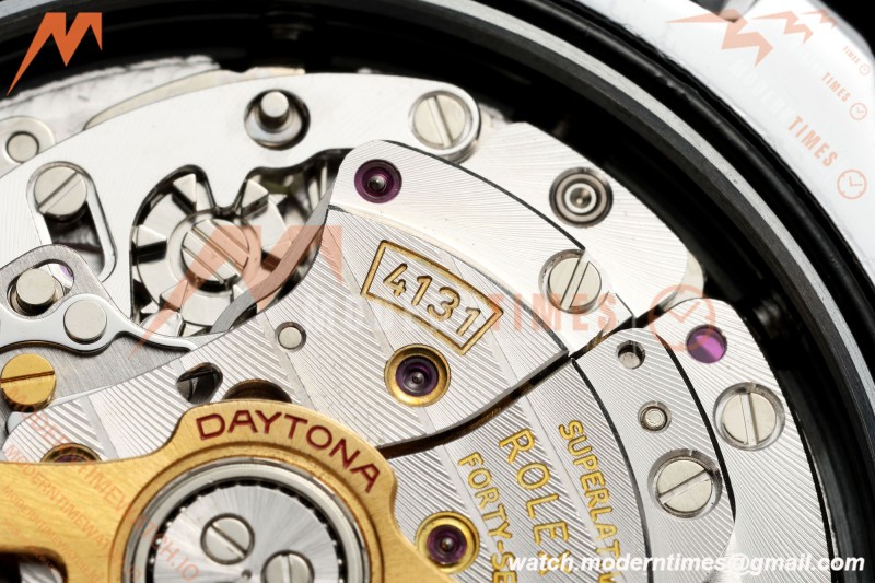 Rolex - Daytona 126506 40mm Gain Weight Brn CER/SS I-Blu/Stk UFO UF4131 Free Sprung | 롤렉스 데이토나 126506 40mm 중량 강화 버전 브라운 세라믹 / 스테인리스 스틸 아이스 블루 스틱 인덱스 다이얼 UFO UF4131 무브먼트 프리 스프렁 밸런스