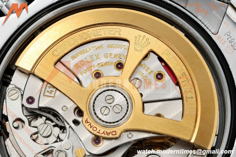 Rolex - Daytona 126506 40mm Gain Weight Brn CER/SS I-Blu/Stk UFO UF4131 Free Sprung | 롤렉스 데이토나 126506 40mm 중량 강화 버전 브라운 세라믹 / 스테인리스 스틸 아이스 블루 스틱 인덱스 다이얼 UFO UF4131 무브먼트 프리 스프렁 밸런스