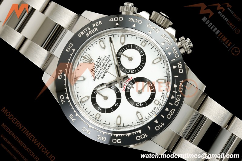 Rolex - Daytona Panda 116500LN 40mm CER 904L SS/SS White Dial VF DD4130