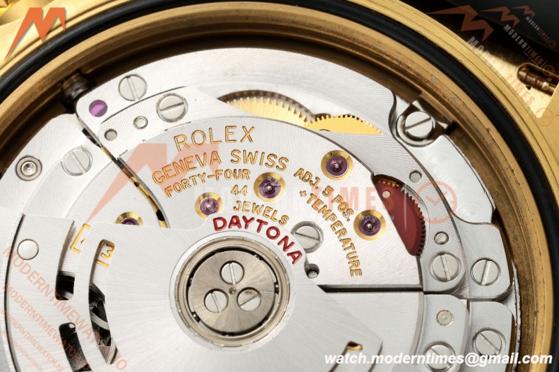 Rolex - Daytona 116518LN Paul Newman 40mm Gain Weight CER/YG/RU BLK/YG 3CF DD4130 Mod