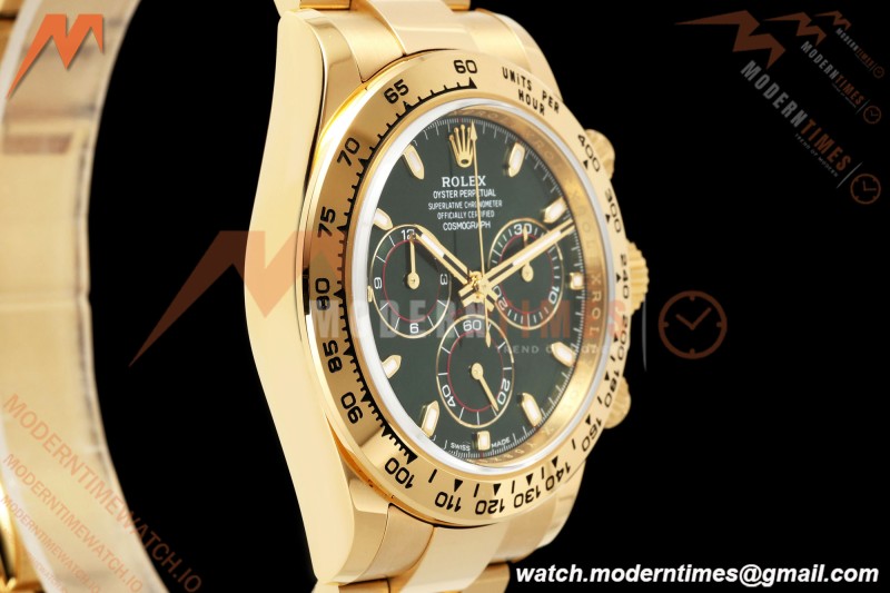 Rolex - Daytona 116508 Gain Weight 40mm 904L YG/YG Grn/Stk VSF DD4130 | Rolex - Daytona 116508 무게 증가 40mm 904L YG/YG 그린/스톡 VSF DD4130