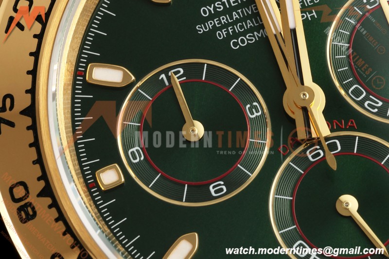 Rolex - Daytona 116508 Gain Weight 40mm 904L YG/YG Grn/Stk VSF DD4130 | Rolex - Daytona 116508 무게 증가 40mm 904L YG/YG 그린/스톡 VSF DD4130