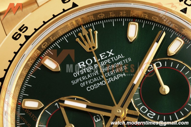 Rolex - Daytona 116508 Gain Weight 40mm 904L YG/YG Grn/Stk VSF DD4130 | Rolex - Daytona 116508 무게 증가 40mm 904L YG/YG 그린/스톡 VSF DD4130