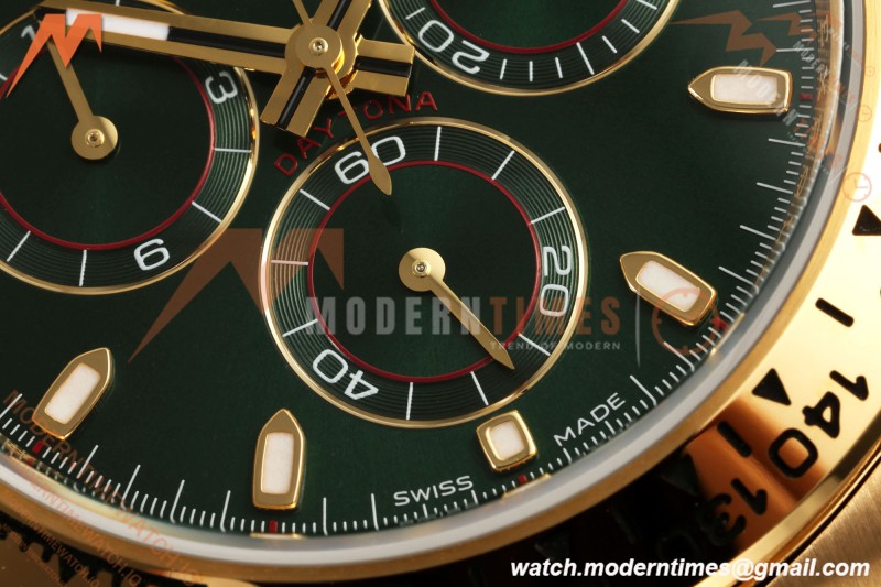 Rolex - Daytona 116508 Gain Weight 40mm 904L YG/YG Grn/Stk VSF DD4130 | Rolex - Daytona 116508 무게 증가 40mm 904L YG/YG 그린/스톡 VSF DD4130