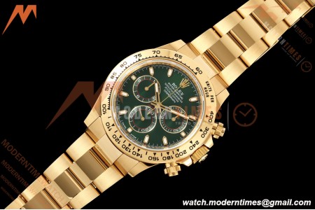 Rolex - Daytona 116508 Gain Weight 40mm 904L YG/YG Grn/Stk VSF DD4130 | Rolex - Daytona 116508 무게 증가 40mm 904L YG/YG 그린/스톡 VSF DD4130