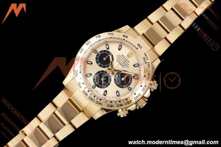 Rolex - Daytona 116508 40mm Gain Weight YG/YG Gold/Blk/Stk AVF DD4130