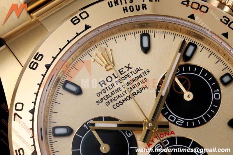Rolex - Daytona 116508 40mm Gain Weight YG/YG Gold/Blk/Stk AVF DD4130