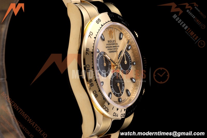 Rolex - Daytona 116508 40mm Gain Weight YG/YG Gold/Blk/Stk AVF DD4130