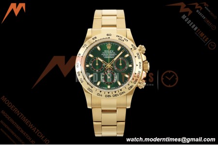 Rolex - Daytona 116508 40mm Gain Weight YG/YG Grn/Stk AVF DD4130