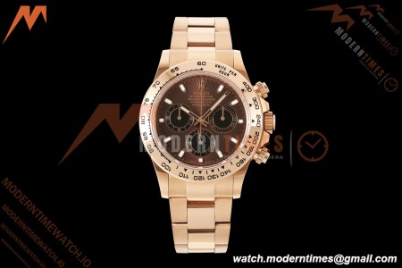 Rolex - Daytona 116505 40mm Gain Weight RG/RG Brn/Blk/Stk AVF DD4130 | 롤렉스 - 데이토나 116505 40mm 중량 증가 RG/RG 브라운/블랙/스톡 AVF DD4130
