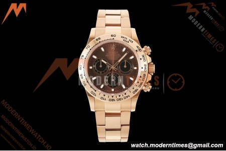 Rolex - Daytona 116505 40mm Gain Weight RG/RG Brn/Blk/Stk AVF DD4130