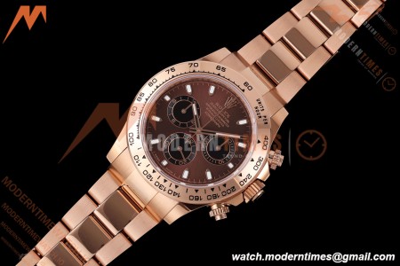 Rolex - Daytona 116505 40mm Gain Weight RG/RG Brn/Blk/Stk AVF DD4130 | 롤렉스 - 데이토나 116505 40mm 중량 증가 RG/RG 브라운/블랙/스톡 AVF DD4130