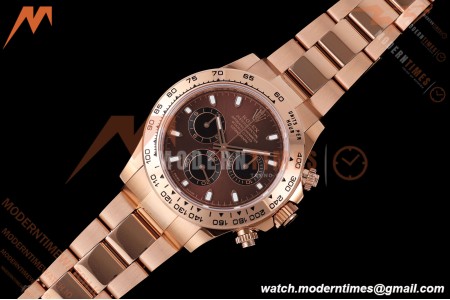 Rolex - Daytona 116505 40mm Gain Weight RG/RG Brn/Blk/Stk AVF DD4130