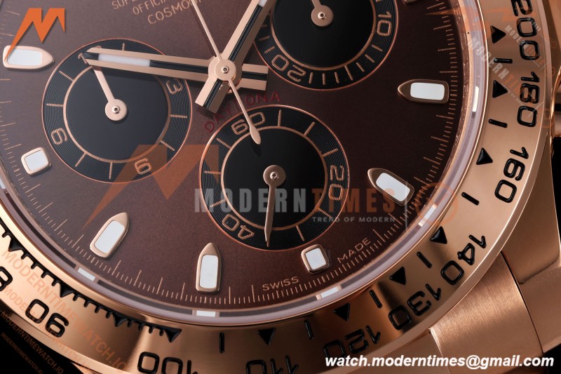 Rolex - Daytona 116505 40mm Gain Weight RG/RG Brn/Blk/Stk AVF DD4130