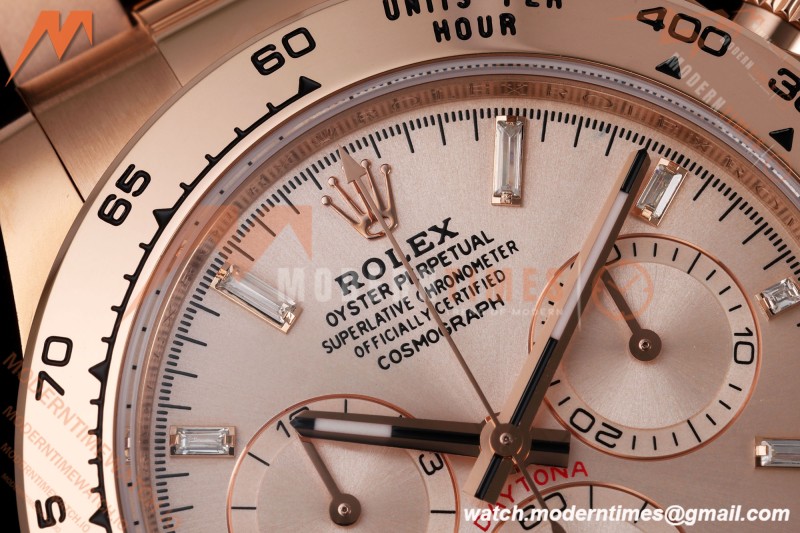 Rolex - Daytona 116505 40mm Gain Weight RG/RG Pink/Dia AVF DD4130