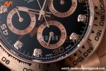 Rolex - Daytona 116505 40mm Gain Weight RG/RG Blk/Dia AVF DD4130