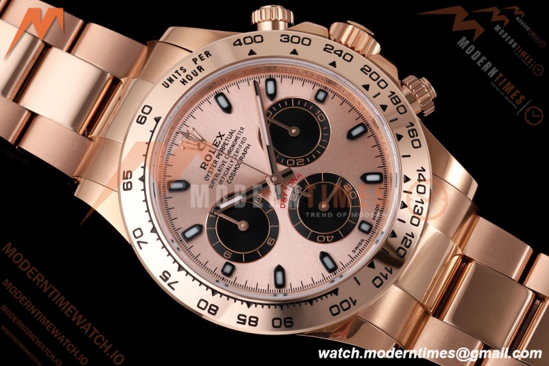 Rolex - Daytona 116505 40mm Gain Weight RG/RG Champ/Blk/Stk AVF DD4130
