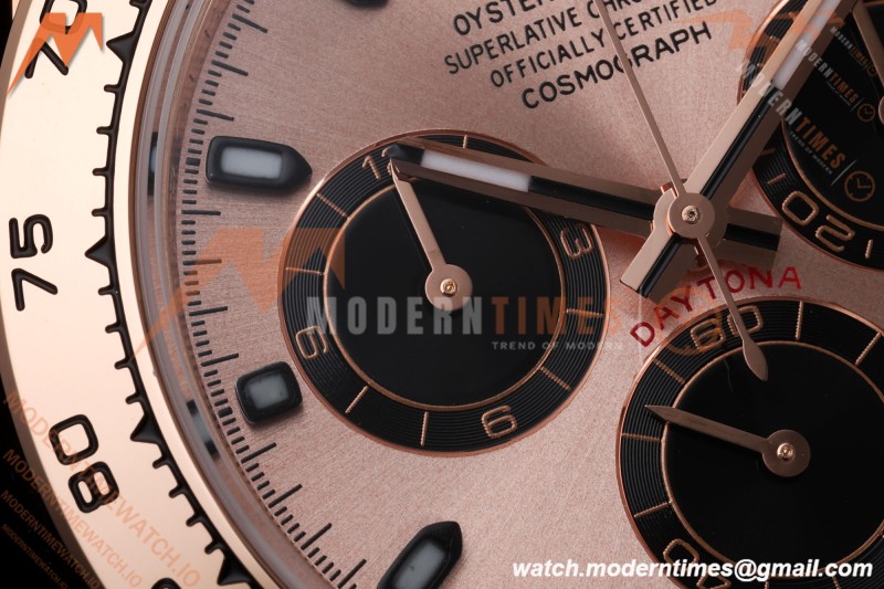 Rolex - Daytona 116505 40mm Gain Weight RG/RG Champ/Blk/Stk AVF DD4130