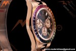 Rolex - Daytona Rainbow 116595 RBOW 40mm Gain Weight RG/RG Black/Dia AVF DD4130