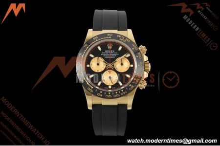 Rolex - Daytona 116518LN 40mm Gain Weight CER/YG/RU Blk/Gold/Stk AVF DD4130