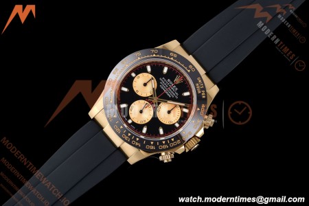 Rolex - Daytona 116518LN 40mm Gain Weight CER/YG/RU Blk/Gold/Stk AVF DD4130