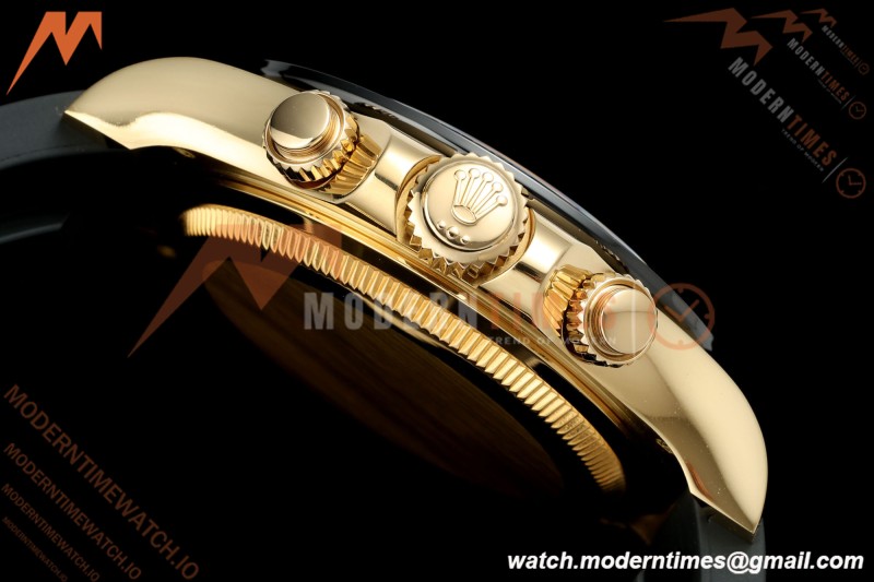 Rolex - Daytona 116518LN 40mm Gain Weight CER/YG/RU Blk/Gold/Dia AVF DD4130