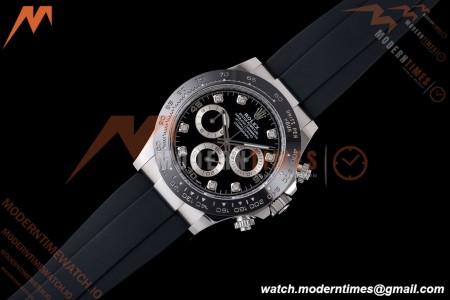 Rolex - Daytona 116519LN 40mm Gain Weight SS/RU Blk/Dia AVF DD4130 | 롤렉스 - 데이토나 116519LN 40mm 무게 증량 버전 스테인리스/러버 블랙/다이아 AVF DD4130