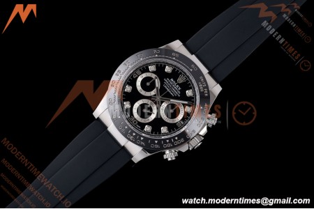 Rolex - Daytona 116519LN 40mm Gain Weight SS/RU Blk/Dia AVF DD4130