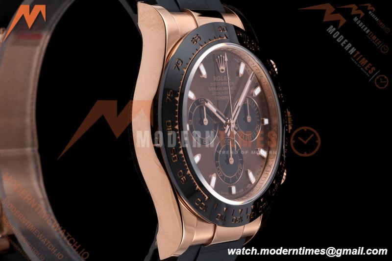 Rolex - Daytona 116515LN 40mm Gain Weight RG/RU Brn/Blk/Stk AVF DD4130