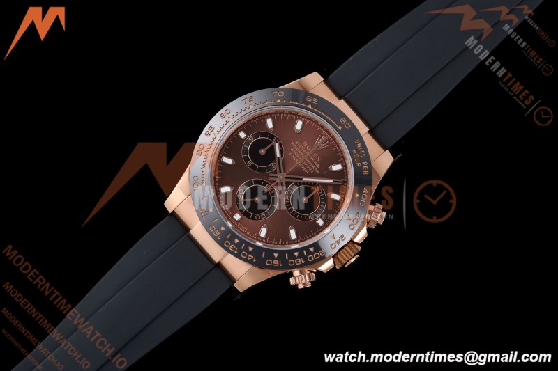Rolex - Daytona 116515LN 40mm Gain Weight RG/RU Brn/Blk/Stk AVF DD4130