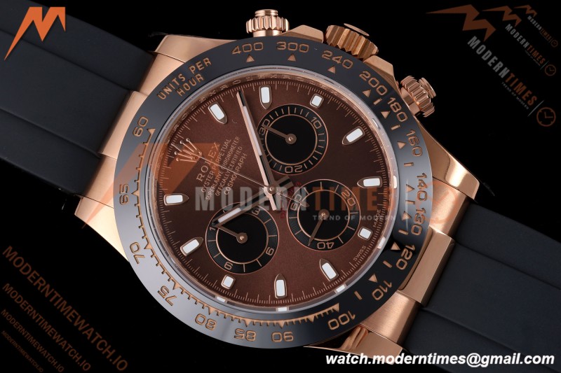 Rolex - Daytona 116515LN 40mm Gain Weight RG/RU Brn/Blk/Stk AVF DD4130