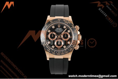 Rolex - Daytona 116515LN 40mm Gain Weight RG/RU Blk/Dia AVF DD4130