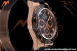 Rolex - Daytona 116515LN 40mm Gain Weight RG/RU Blk/Dia AVF DD4130 | 롤렉스 - 데이토나 116515LN 40mm 무게 증량 버전 로즈골드/러버 블랙/다이아 AVF DD4130
