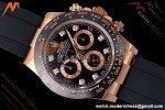 Rolex - Daytona 116515LN 40mm Gain Weight RG/RU Blk/Dia AVF DD4130 | 롤렉스 - 데이토나 116515LN 40mm 무게 증량 버전 로즈골드/러버 블랙/다이아 AVF DD4130