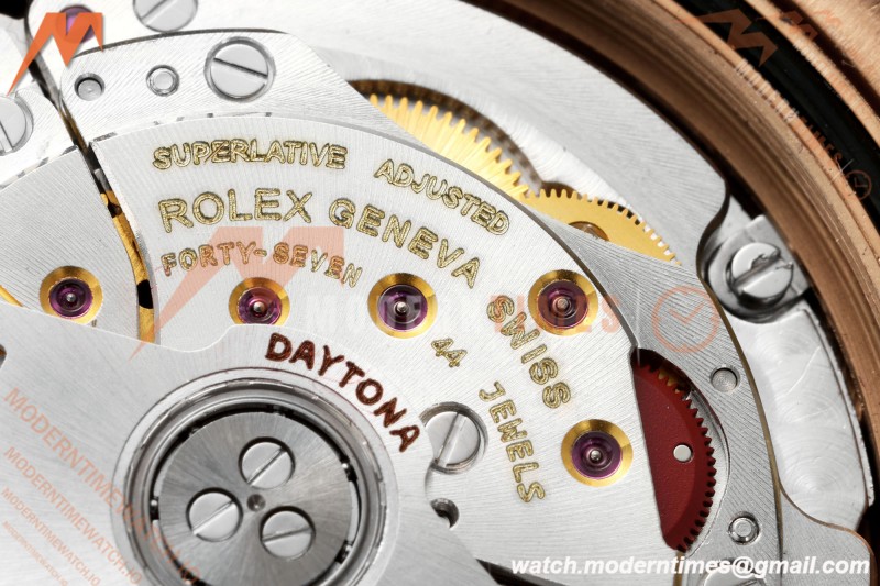 Rolex - Daytona 116515LN 40mm Gain Weight RG/RU Blk/Gold/Stk AVF DD4130
