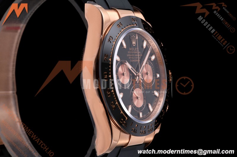 Rolex - Daytona 116515LN 40mm Gain Weight RG/RU Blk/Gold/Stk AVF DD4130
