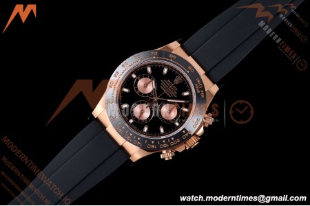 Rolex - Daytona 116515LN 40mm Gain Weight RG/RU Blk/Gold/Stk AVF DD4130
