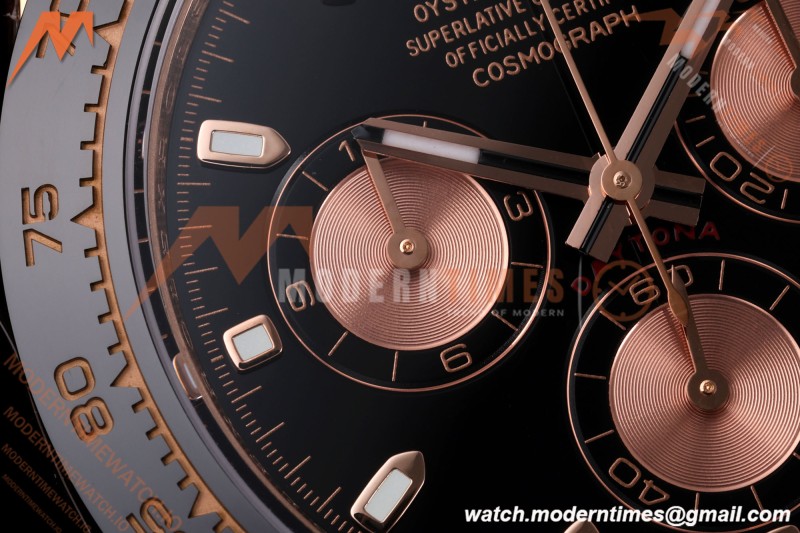 Rolex - Daytona 116515LN 40mm Gain Weight RG/RU Blk/Gold/Stk AVF DD4130